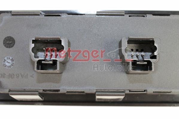 Interrupteur, lève-vitre (Bouton de lève-vitre) METZGER 0916409